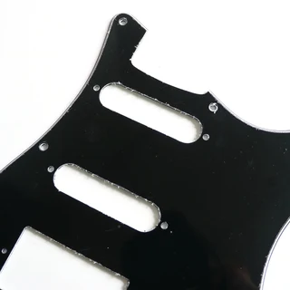 H/S/S Black 3ply Strat Style Pickguard