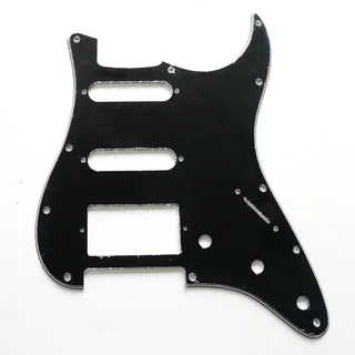 H/S/S Black 3ply Strat Style Pickguard