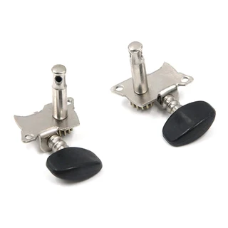 2R2L Open Style Black Ukulele Tuning Peg Machine heads