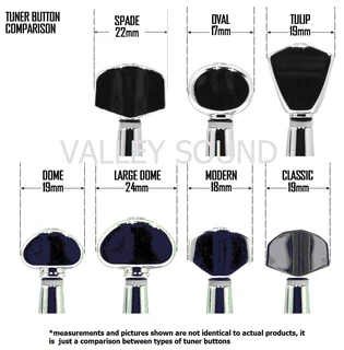 3R3L Large Dome / Grover Type Tuners