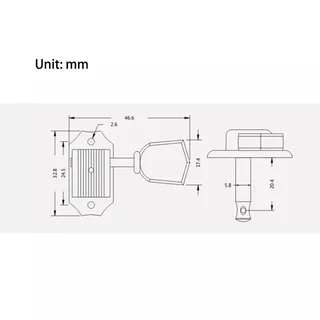 3R3L Gold &amp; Vintage Green Tuner Set