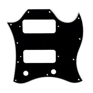 Black Full size P90 SG guitar pickguard