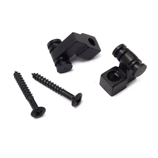 Black Guitar Roller String Retainer (Single)