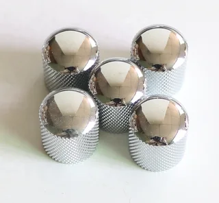 Chrome Metal Knob – Push On (single)