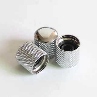 Chrome Metal Knob – Push On (single)