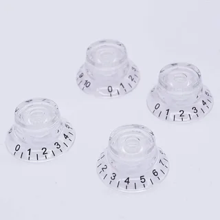 Clear Guitar Knob - Gibson Top Hat style