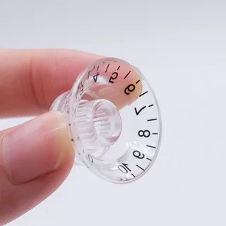 Clear Guitar Knob - Gibson Top Hat style