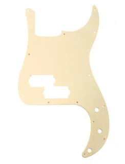 Cream Precision Bass Pickguard 1ply