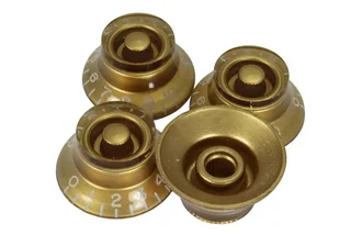 Gold Top Hat Gibson style replacement knob (Single)