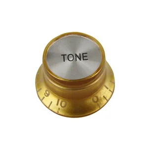 Gold Top Hat Gibson style replacement knob set – 2 Volume, 2 Tone