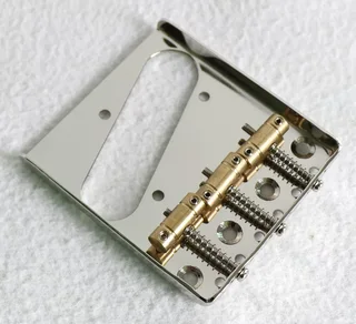 Left hand Ashtray Telecaster Guitar Bridge with 3 Brass Saddles