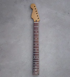 Left Handed Strat Guitar Neck - Roasted Maple, Rosewood Fretboard, Satin Finish