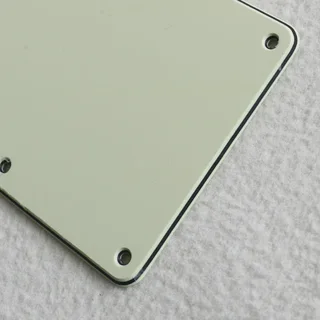 Mint Green Stratocaster Guitar Tremolo Cavity Cover with 6 Individual String Holes