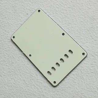 Mint Green Stratocaster Guitar Tremolo Cavity Cover with 6 Individual String Holes