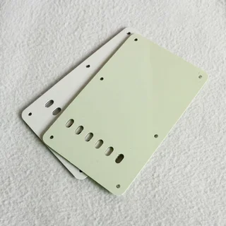 Mint Green Stratocaster Guitar Tremolo Cavity Cover with 6 Individual String Holes