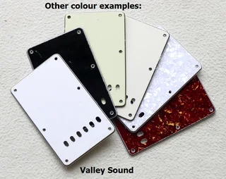 Mint Green Stratocaster Guitar Tremolo Cavity Cover with 6 Individual String Holes