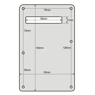 Red Tortoiseshell Guitar Tremolo Cavity Cover