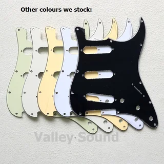 Strat Style Pickguard - S/S/S, Tortoiseshel,l 3ply