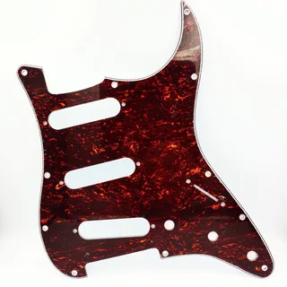Strat Style Pickguard - S/S/S, Tortoiseshel,l 3ply