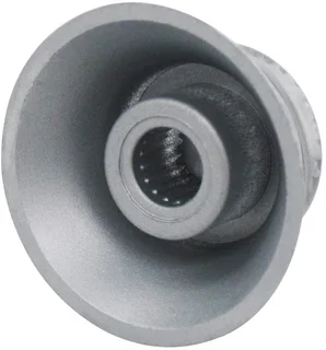 Silver Gibson Top Hat style replacement knob