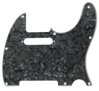 Black Pearl 3ply Standard Tele Style Pickguard