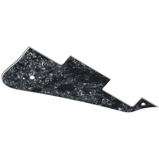 Black Pearloid Les Paul Pickguard 3ply