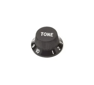 Black Strat style replacement knob set – 1 Volume, 2 tone