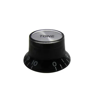 Set of Black Top Hat Gibson style knobs – 2 Volume, 2 Tone