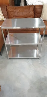 Stainless steel display rack