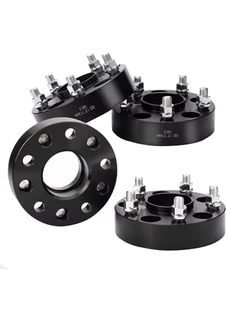 TJ to JK Hubcentric Wheel Adapters Spacers 38mm (1.5inch) Black - 1 piece