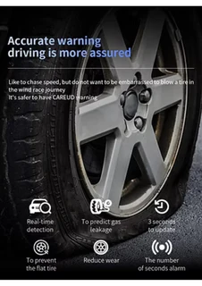 CAREUD Tire Pressure Monitoring System (4 Internal Sensors)