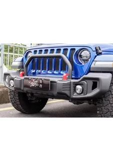 JL Spartacus Steel Front Bumper w/ Override Bumper