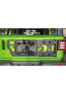 JL Heavy-Duty Hinged Spare Tire Carrier &amp; Tire Mount Kit