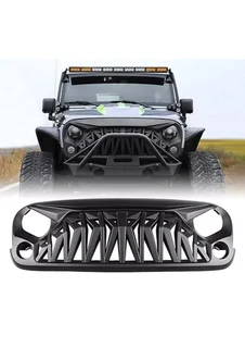 JK Mustang Grill Matte Black