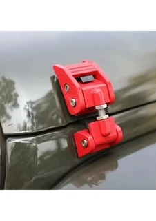 JK/JL Aluminum Hood Latches - RED
