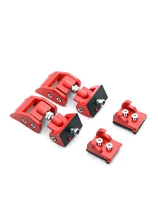 JK/JL Aluminum Hood Latches - RED