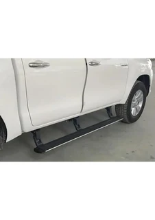Toyota Hilux Electric Side Steps with 3 Bracket Arms