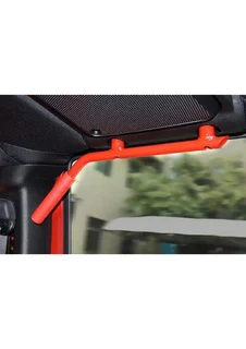 JK Wild Boar Rear Grab Handles -Steel red