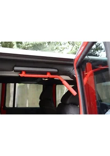 JK Wild Boar Rear Grab Handles -Steel red