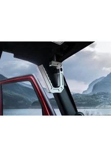 JK CNC Aluminum Armor A-pillar Grab Handle - Black (Pack of 2)