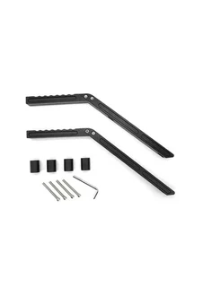 JK CNC Armor Rear Grab Handle - Black (Pack of 2)