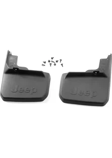 JK Front &amp; Rear Deluxe Molded Splash Guards Mud Flaps w/o Logo