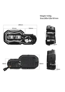 BMW Motorbike F650/ F700/ F800 Headlight