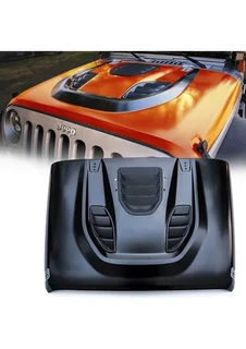 JK Trailcat Bonnet - Steel black e-coated