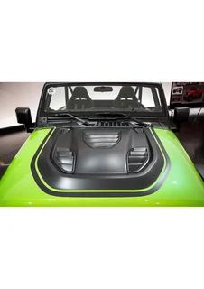 JK Trailcat Bonnet - Steel black e-coated