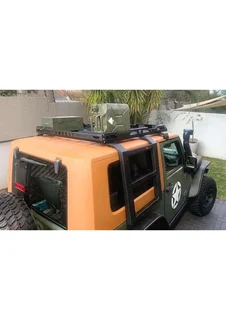 JK 2Door Aluminum Roof Rack w/ Ladder Roof Luggage