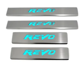 Hilux Revo Aluminium Door Sill Plate w/ LED Light