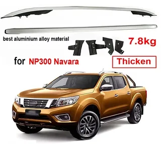 Nissan Navara Screw-on Roof Racks - Aluminium