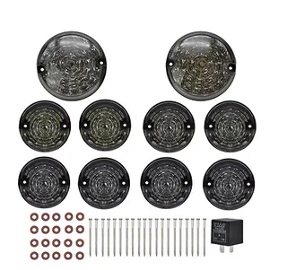Land Rover Defender LED Lights Upgrade Kit-Y+W+R (Smoke Lens)