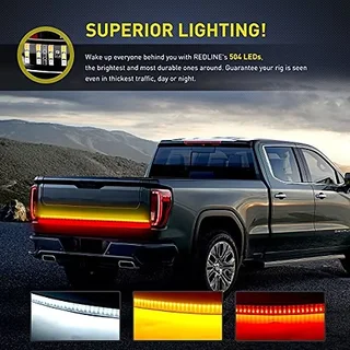 60" Triple Row Tailgate LED Strip